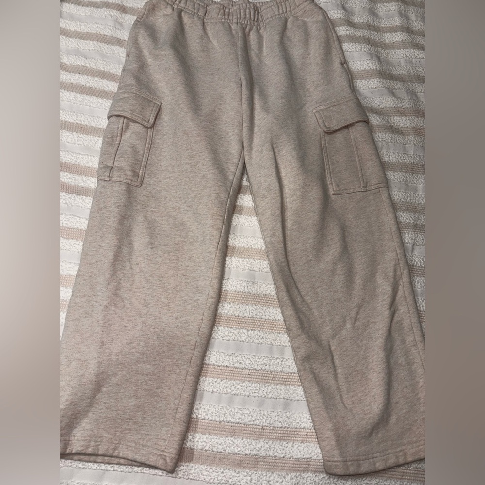 Cozy Fleece TNA Beige Pants